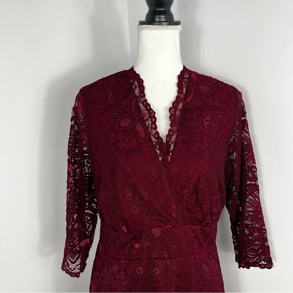 Kiyonna Mademoiselle lace cocktail dress